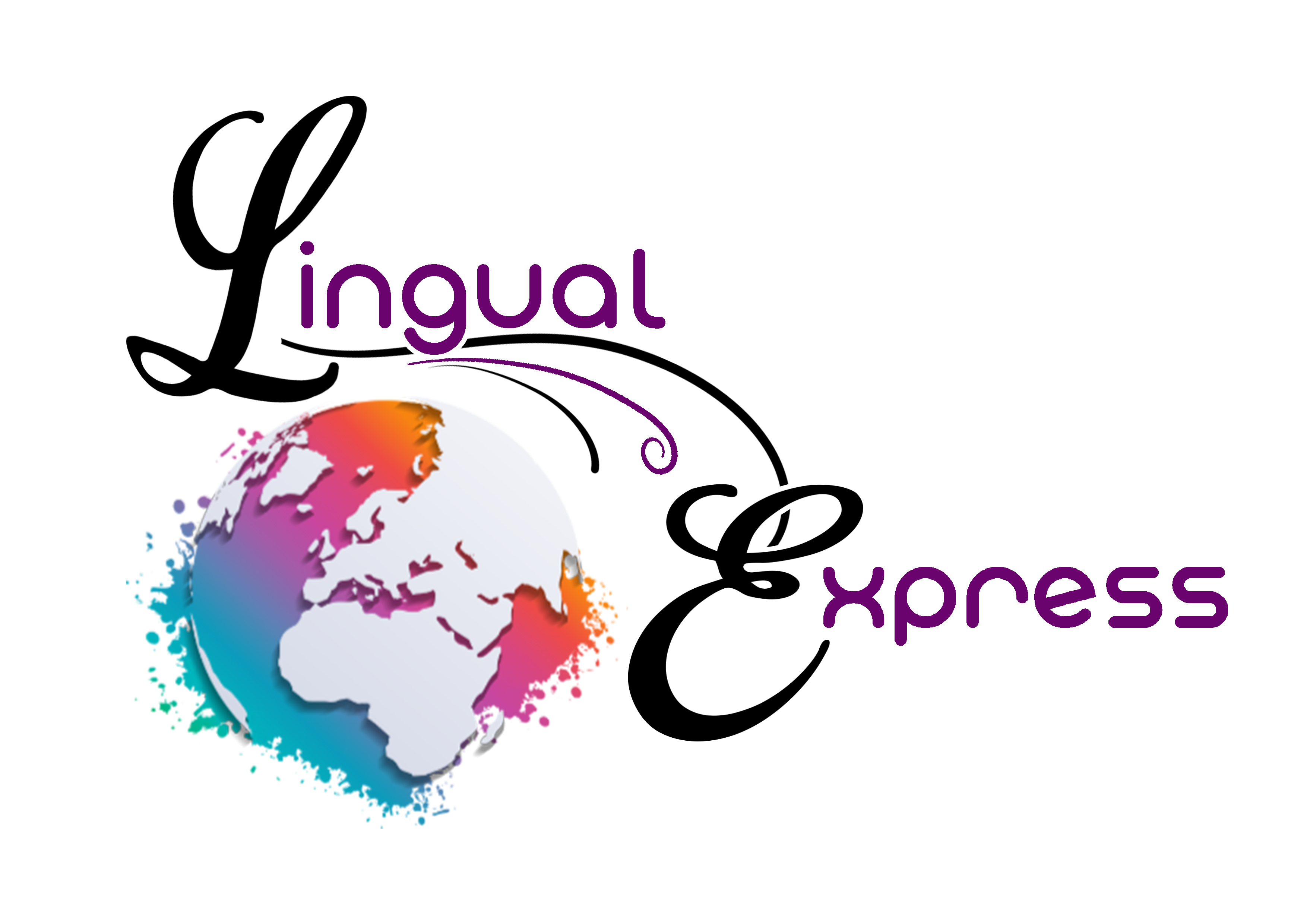 Lingual Express Purple PNG